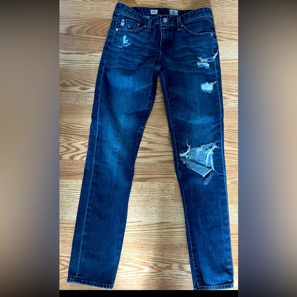 BRAND NEW ADRIANO GOLDSCHMIED STILT JEANS CIGARETTE LEG SIZE 27 REGULAR BLUE AG